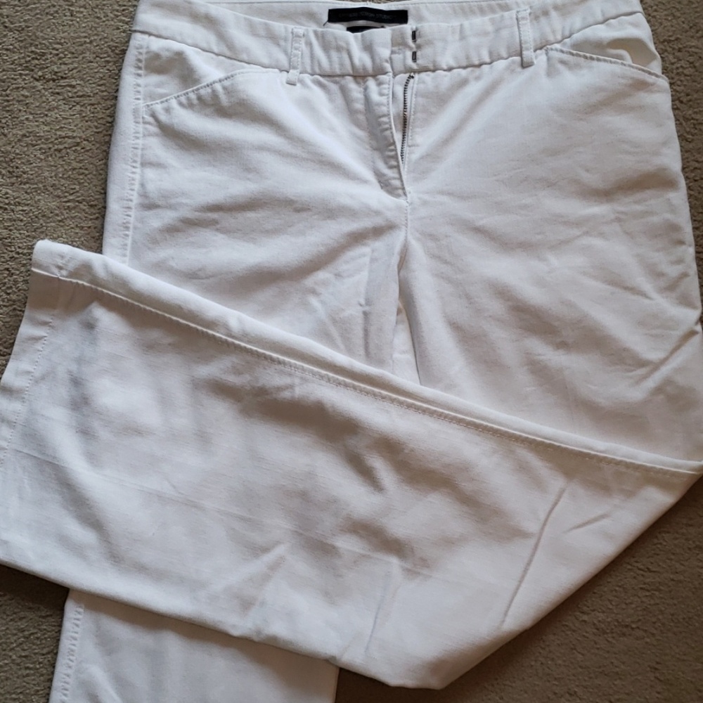 White Express Editor Pants